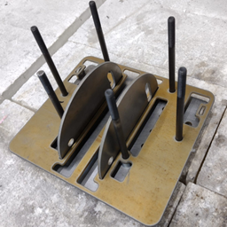 Velocity Kart Simulator Brazing Jig for Wheel Mounting Plate