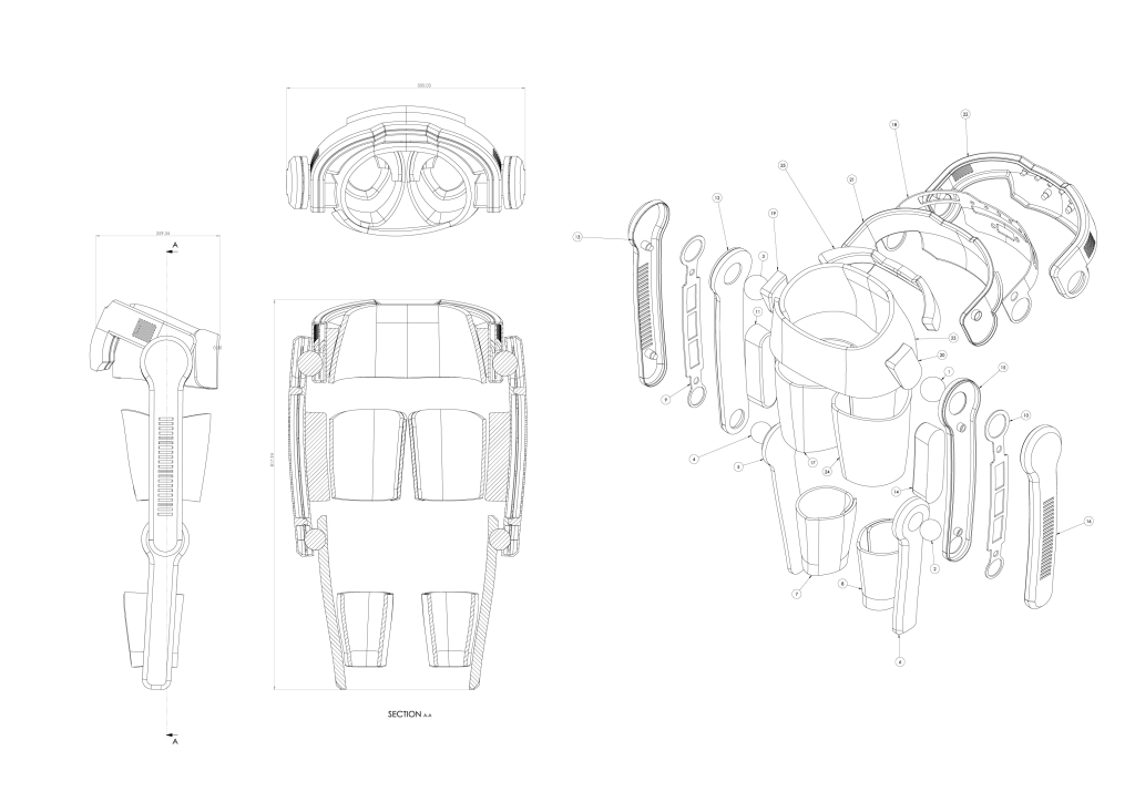 EXO3 Technical Drawings Preview